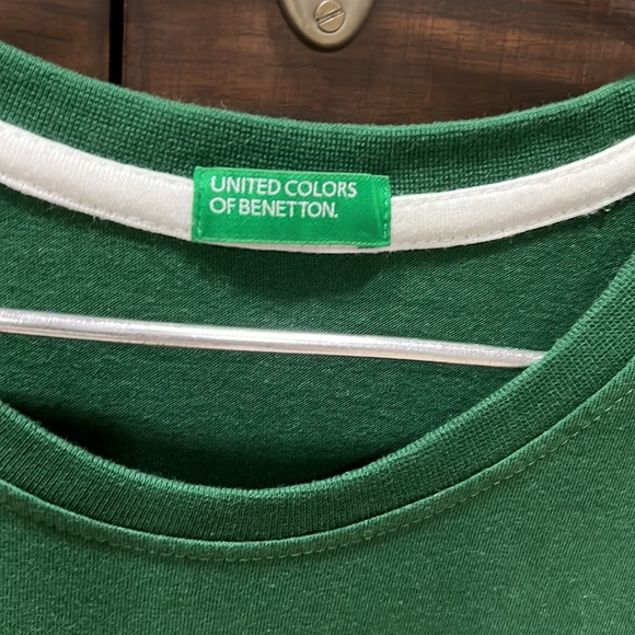 United Colors of Benetton Men's Green T Shirt - Picture 2 of 3